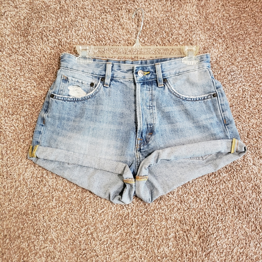 High-Waisted Jean Shorts